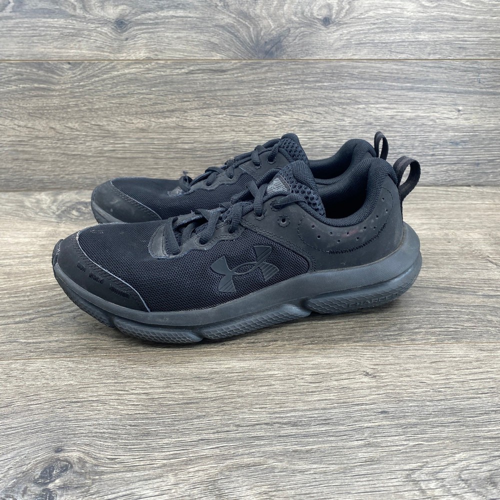 Under Armour Charged Assert 10 Kids Running Shoes Black 3026182-002 Size 7Y