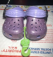 Crocs, Classic I AM Clogs (Toddler) Mystic Purple US Size C5