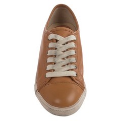 New Frye Chambers Low Sneaker Big Kids Leather Lace Up Camel Shoes Size US 1 M