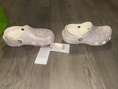Kids classic glitter clog crocs. Size J3