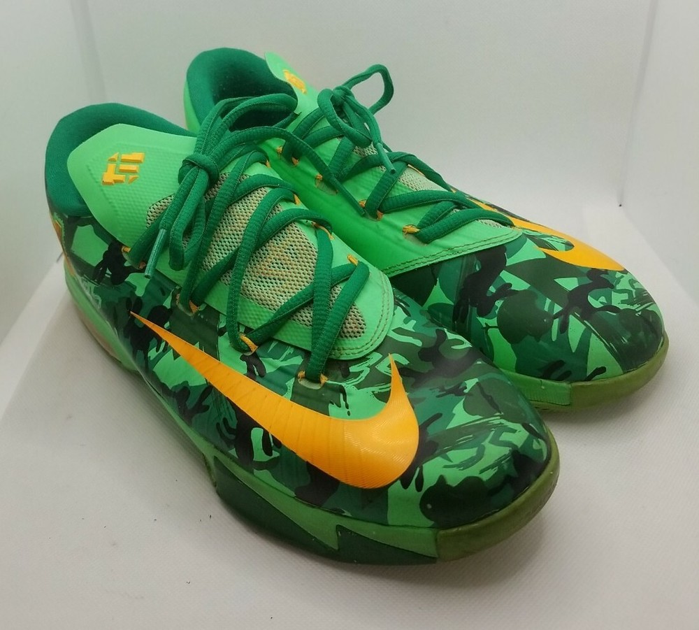 NIKE KD 6 Easter NBA Kevin Durant Turbo Green 599477 Youth Size 6 Shoes