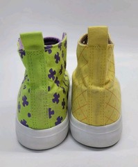 Spongebob & Patrick High Top Sneakers Kids Size 2 Shoes Nickelodeon Cartoon