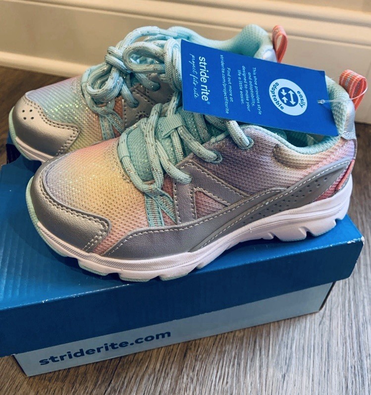 NEW Stride Rite Made2Play Journey Adaptable Sneaker Unisex Kids 11 XW