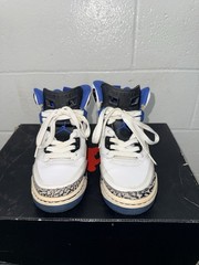 Jordan Air Jordan 3 Spizike White/Blue/Black Leather Mid Top Youth 5Y 4.5 37.5