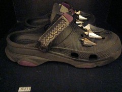 Crocs Black Panther Wakanda Forever All Terrain Black Clogs Size Kids 12