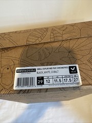 Veja Small Esplar Mid Fur-lined Leather Kids Sneakers Size 12