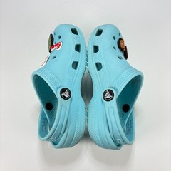 Crocs Classic Clog Blue Lightweight Slip On Comfort Shoes 206991 Kids Size 11