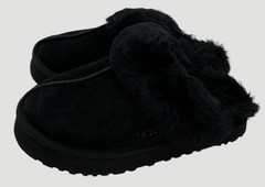 Ugg Disquette Big Kid’s Size 4 Black Slippers