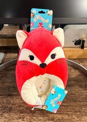 Squishmallows Fifi the Fox Slippers Plush Lightweight Warm Comfort Soft Shoe
