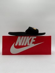 Nike KAWA SLIDE Unisex Kids‘ NEW Sandal Black/Metallic Gold Multiple Sizes