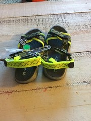 CARTER’S STRIKER SANDALS LIGHT-UP SHOES UNISEX TODDLER/YOUTH GRAY & NEON SIZE 12