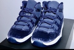 Nike Air Jordan 11 Retro PS Midnight Navy Velvet Youth Size 2Y DO3857-441