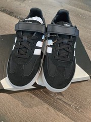 Adidas Barreda Decode EL C Core Black White Kids Size 1.5 JR0767 New In Box