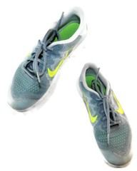 Nike Grey/Electro Green RN Running Shoe ~ Size 7Y (904255-004)