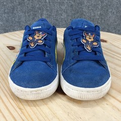 Puma Suede Toddler 11.5C Blue Paw Patrol Chase Lace Up Sneaker Casual Shoes