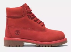 Timberland 50th Anniversary Edition Premium 6″ Red Waterproof Boot Junior Size 6
