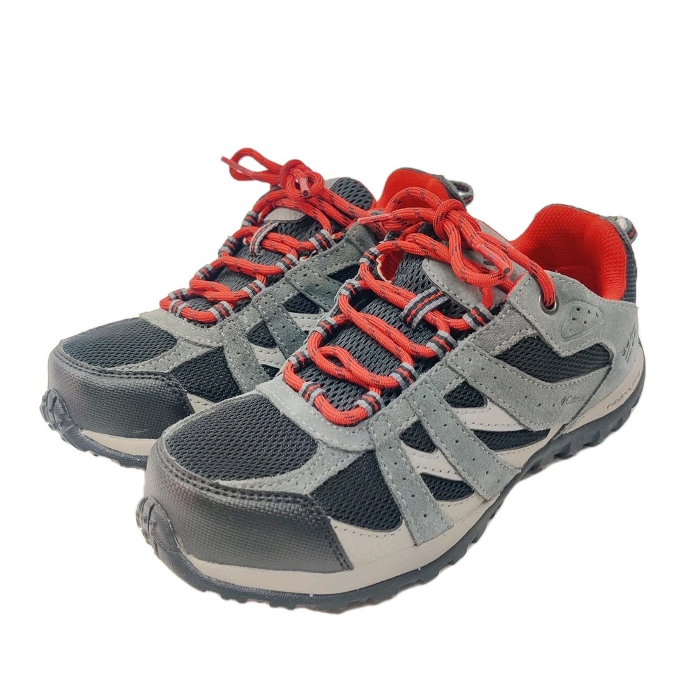 Columbia Kids Black Omni Grip Redmond Waterproof BY2857-012 Sz 5 Hiking Trekking