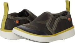BOGS Boys Kicker Slip On Sneaker Loafer Tonal Camo-Dark Green Size 4 Little Kid