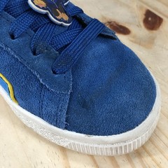 Puma Suede Toddler 11.5C Blue Paw Patrol Chase Lace Up Sneaker Casual Shoes