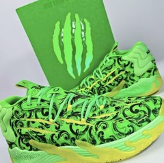 Puma x LaMelo Ball MB.03 LaFrance Green Basketball Gym 379327-01 Men YTH Sz 6.5