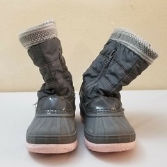 Sz 13 M Kids Totes Evelyn Gray Rain Winter Snow Boots Waterproof Shell Snowflake