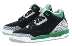 Nike Youth Air Jordan Sneakers 398614 Jordan 3 Retro Mid-Top Suede/Leather Shoes