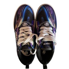 New HEELYS Pro 20 Prints Rainbow Tie-dye Shoes Youth Size 2 *No Wheels* *READ*