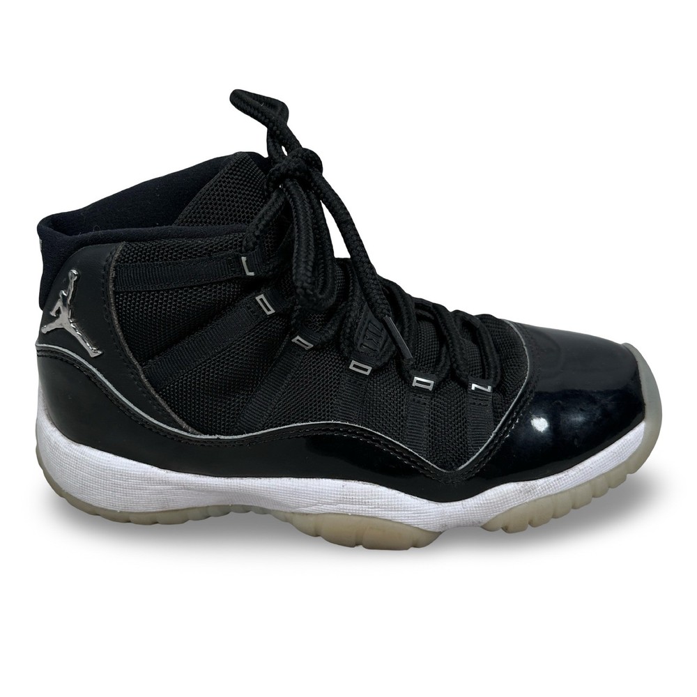 Nike Air Jordan 11 Jubilee 25th Anniversary Black White 378038-011 Boys Kids 6Y