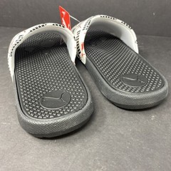 Puma Junior Size 4 Cool Cat Bold Boys BX JR Slide Sandals White Black Red Kid 4C