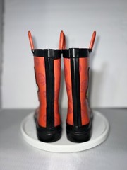 Nintendo Super Mario Boys Waterproof Easy-On Handles Rubber Rain Boots – Toddler