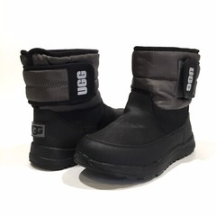 UGG Toty Weather Waterproof Boots -Black / Charcoal -Big Kids US 1 -NEW