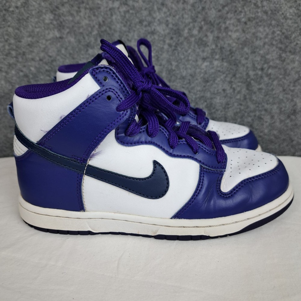 Nike Dunk High PS Size 3Y Electro Purple Navy White Sneakers Shoes DH9751-100