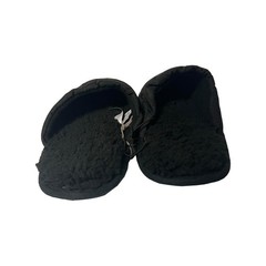 Bench Juniors Kid’s Black Puffer Slippers Sherpa Quilted Slide FiberFill (S03)