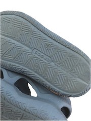 Crocs Iconic Comfort Gray Clog Strapped Sandal Kids Size C 10