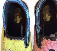 Nickelodeon SpongeBob SquarePants & Patrick Fuzzy Faces Slip On Shoes Loafers 3