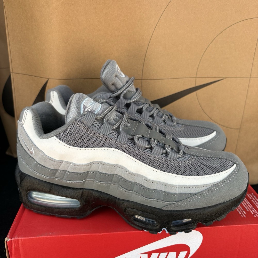 NEW Nike Air Max 95 Big Bubble GS Cool Grey NBY IH0631-001 Size 6.5Y / Womens 8