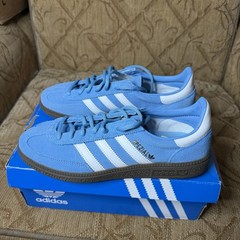 Adidas Handball Spezial Light Blue Cloud White JI2902 Size 6Y Fits Women sz 7.5