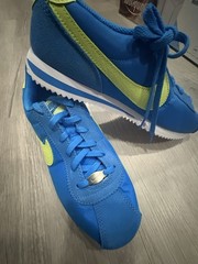 Nike IB7748-406 Sneaker Blue Yellow Unisex Kids 6Y US Synthetic Low Top AT-2/2