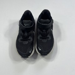 Nike Renew Run hook and loop Little Kid Running Shoes CT1436-091 Black size 13c