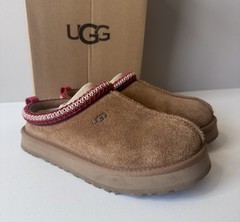 UGG Brand Big Kids Size 6 TAZZ Chestnut Slippers Shoes 1143776K