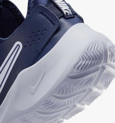 Size 9 (Toddler/Little Kid) – Nike Flex Runner Shoe, Midnight Navy Blue/White