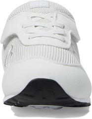New Balance Kid’s 515 New-B Hook & Loop Sneaker,White/Aluminum Grey,2 XW Infant