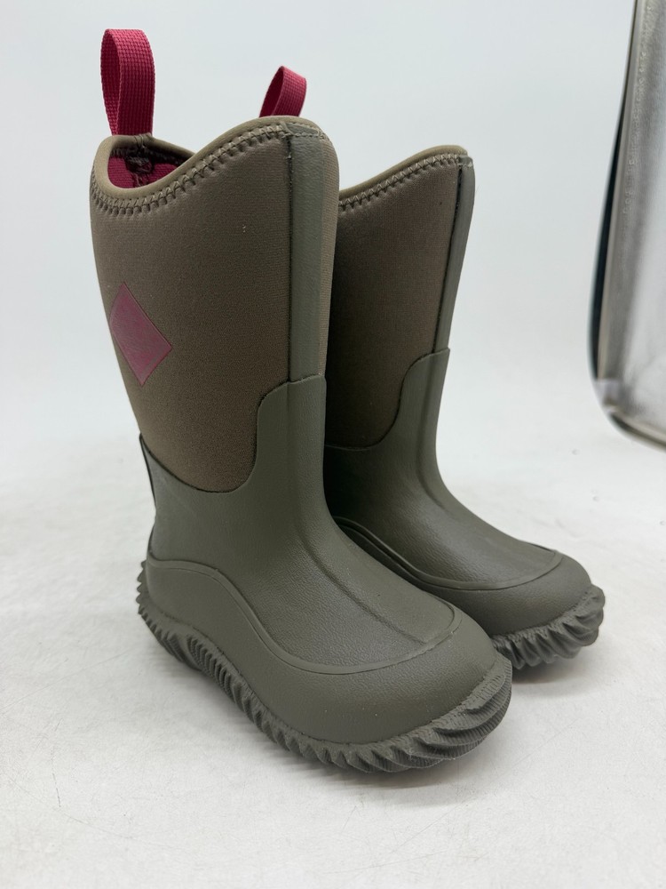 Muck Boot Hale Pull on Boots Kids Walnut Brown Mid-Calf Waterproof Outdoor – 8
