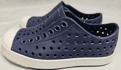 Native Jefferson Kids Navy Blue Slip On Water Shoes EVA Sneakers Size C9 C 9