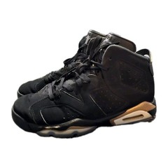 Air Jordan 6 Retro DMP Black Metallic Gold Sneakers Shoes 5.5 Youth CT4964-007