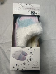 Kids Slippers Tiedye – NEW Size 13/1 See Pics Winter Fall Boho Retro Christian