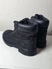 Timberland Waterproof Nubuck Bootie Brown Unisex Kids Lace Up 12909 Size 5M