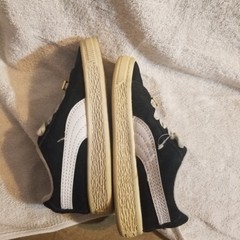 PUMA SUEDE CLASSICS – YOUTH SIZE 10C – B-BOY HIP HOP STYLE – THROWBACKS – BLACK