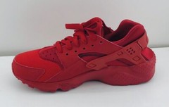 NIKE HUARACHE RUN (GS) UNIVERSITY RED [654275-600] US 6Y (BARELY USED)