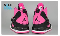 Nike Air Jordan Flight 45 High IP Black Pink GS Shoes 837024-008
